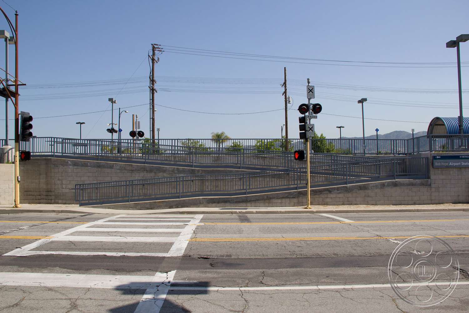 Train Station 2 - road, tarmac, asphalt, intersection, freeway, highway, light, traffic light