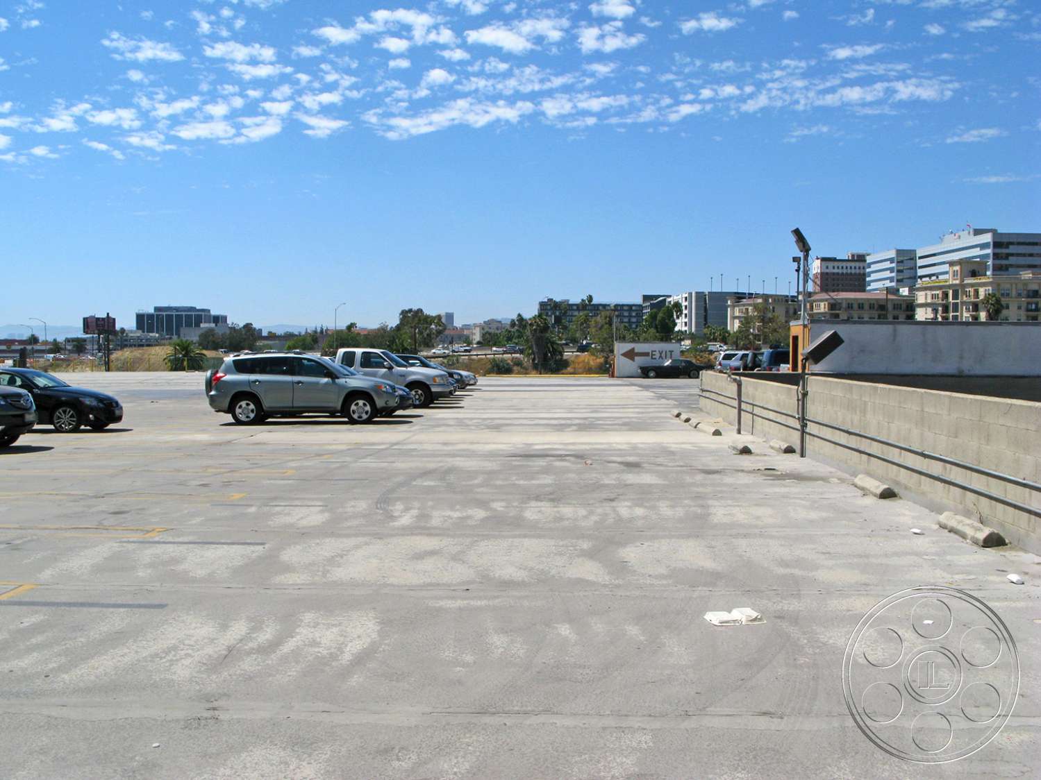 Rooftop 6 - car, transportation, automobile, vehicle, machine, wheel, parking lot, parking, tarmac, asphalt