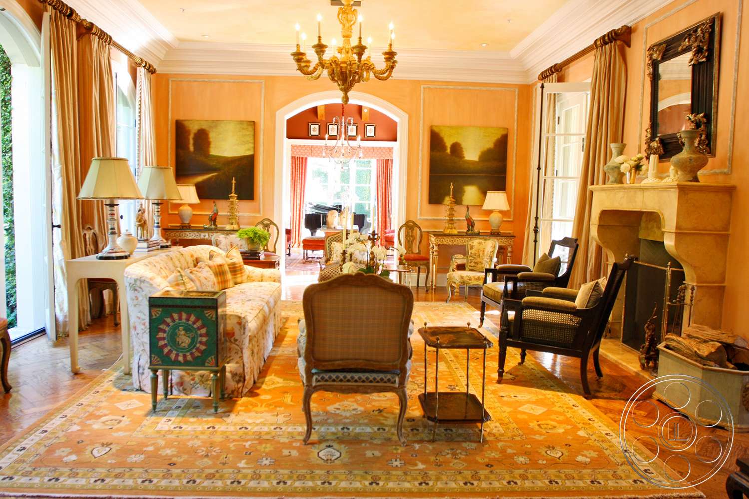 French 15 - indoors, wood, furniture, room, living room, rug, chair, hardwood