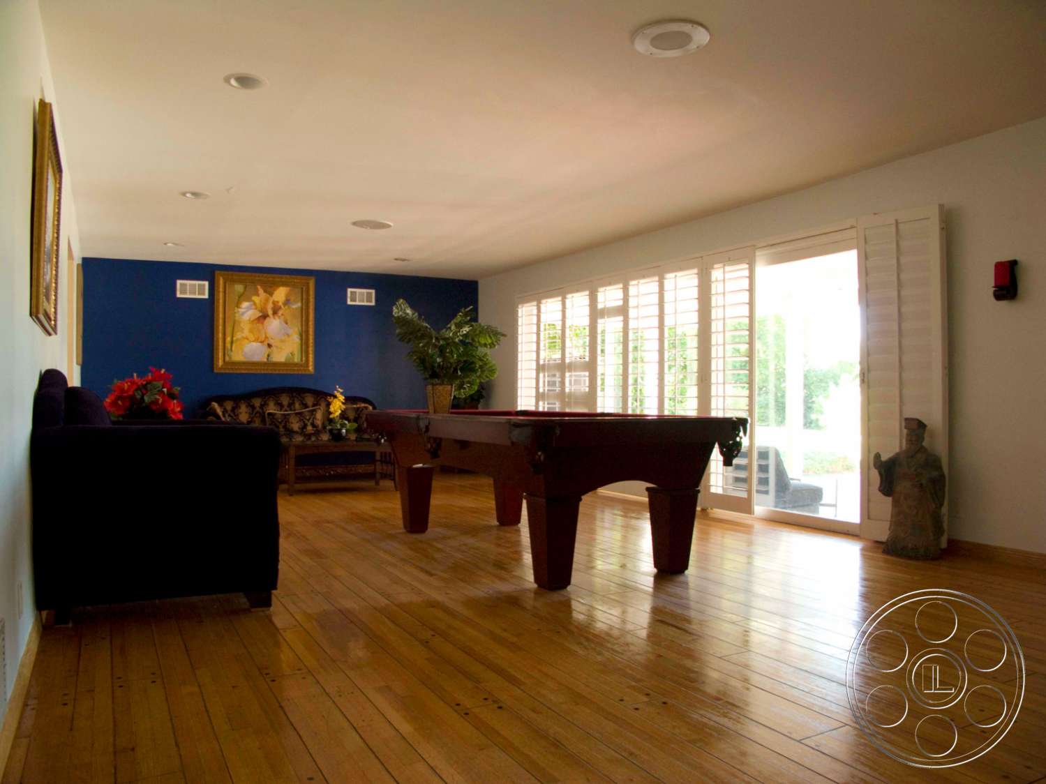 Americana 210 - indoors, wood, furniture, table, room, living room, couch, hardwood, billiard room
