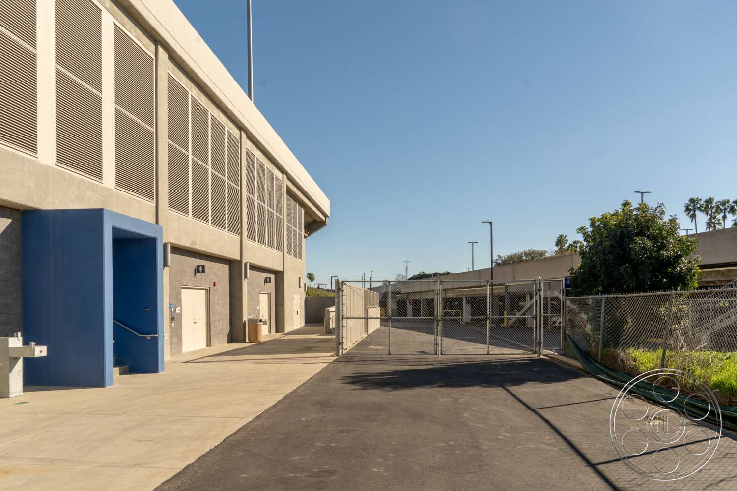 School 3 - office building, handrail, banister, path