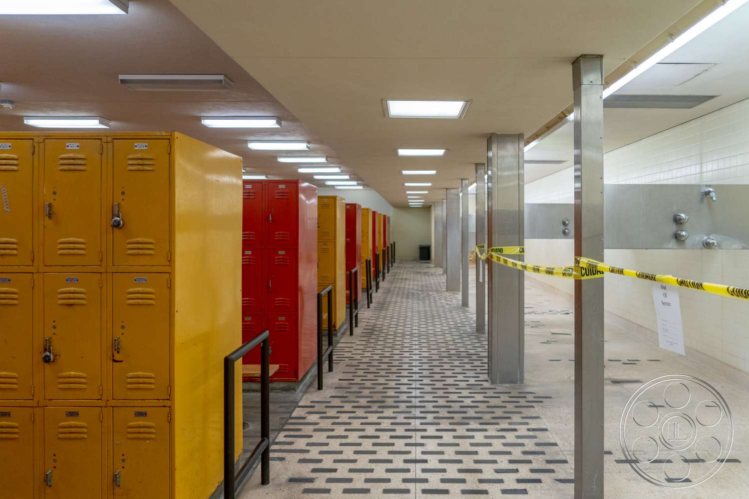 School 3 - corridor, locker