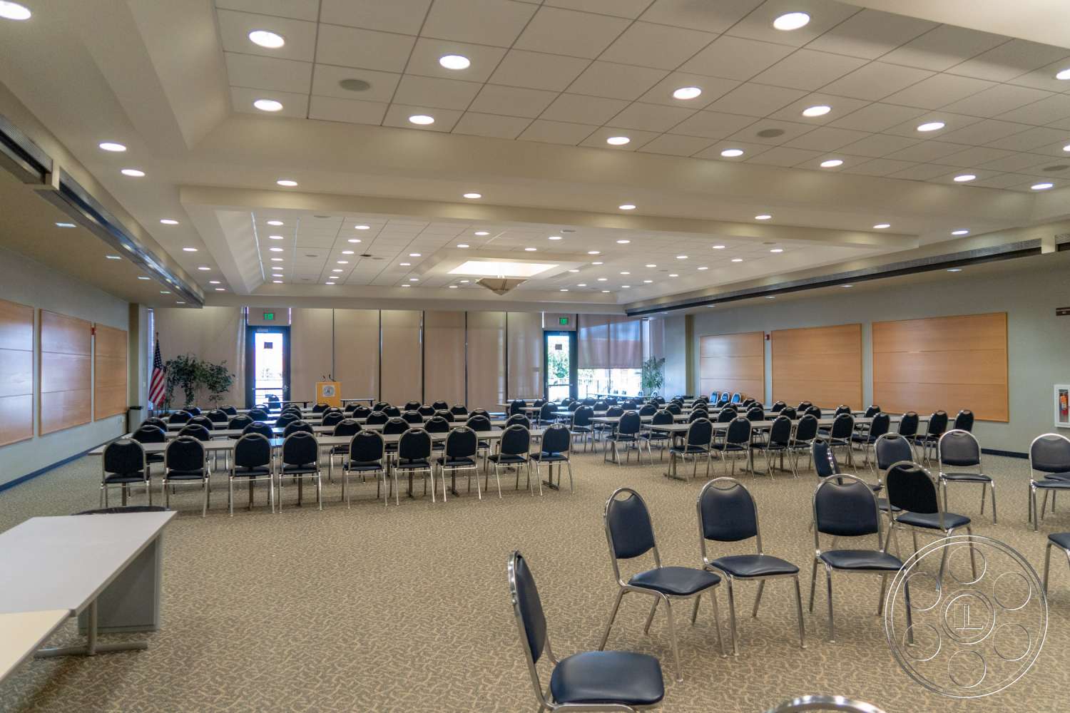 School 3 - indoors, furniture, room, chair, meeting room, conference room, hall