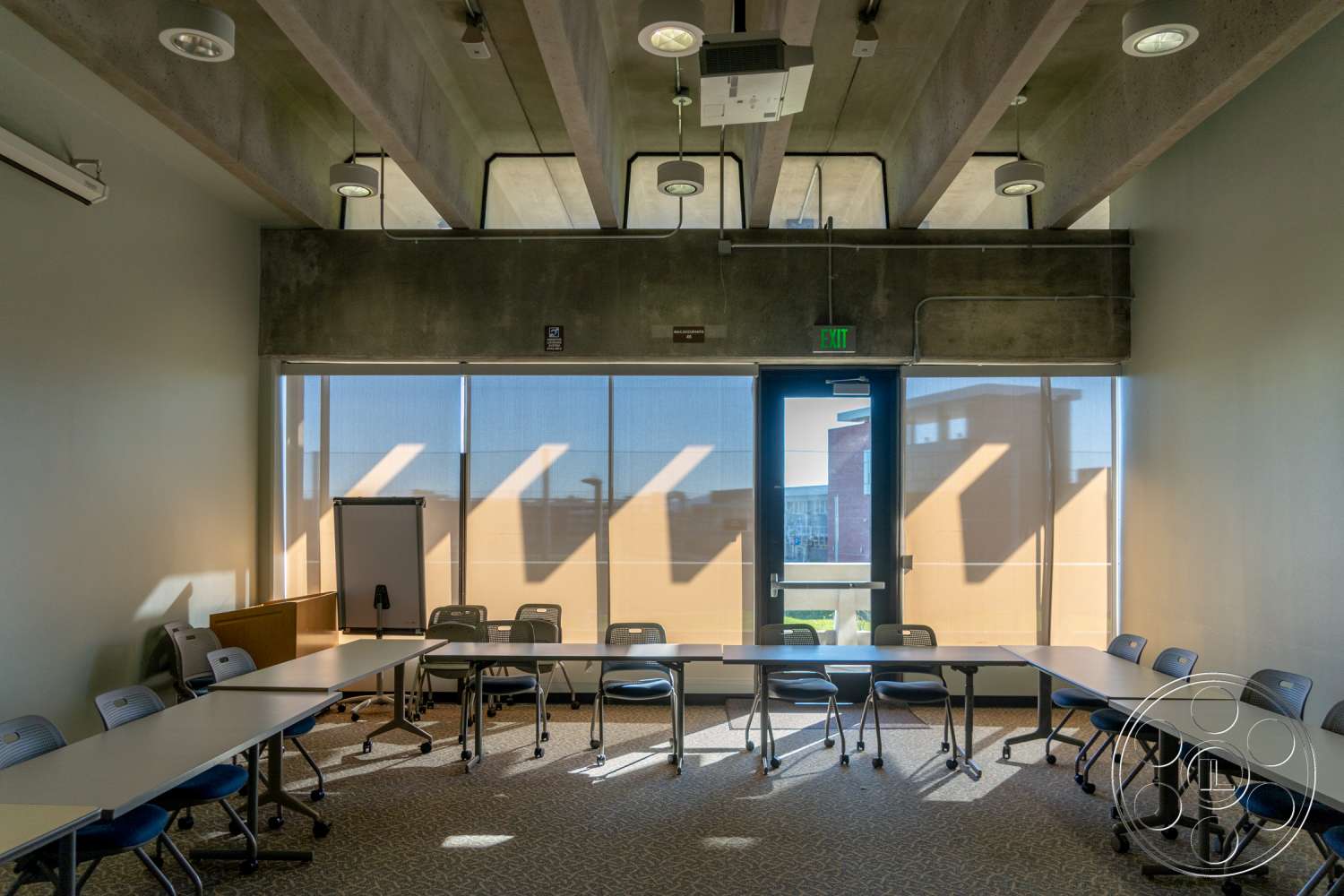 School 3 - indoors, furniture, room, chair, meeting room, conference room