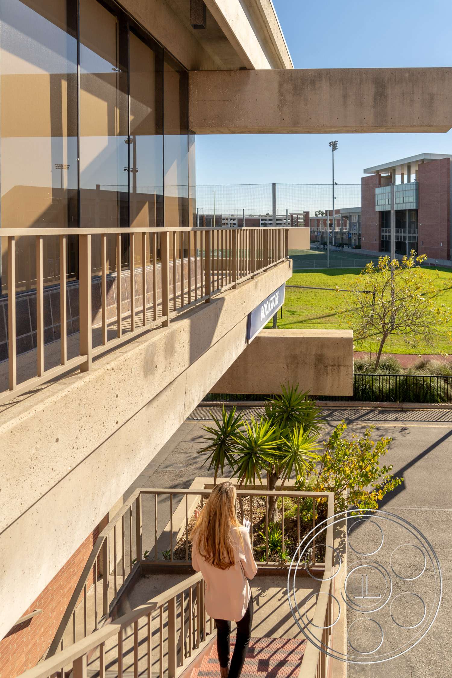 School 3 - patio, outdoors, handrail, banister, railing