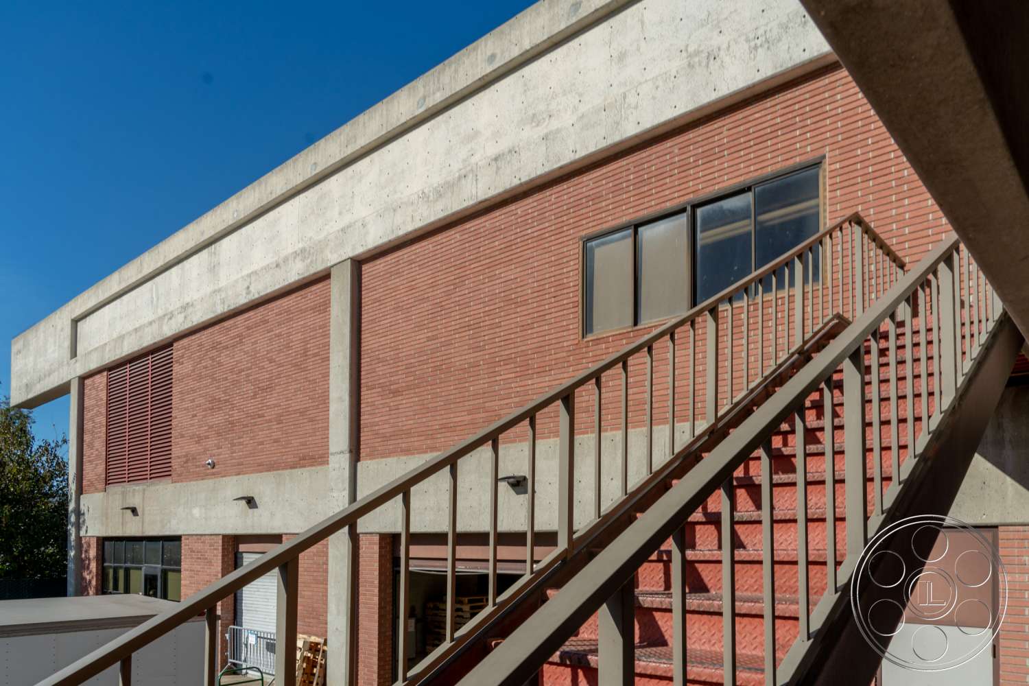 School 3 - handrail, banister, staircase, railing