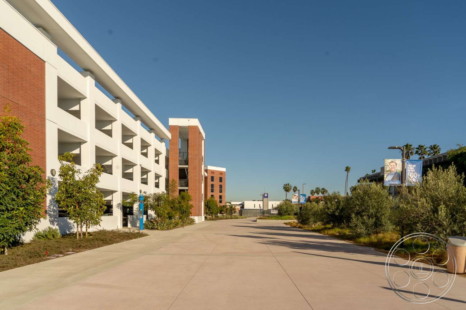 School 3 - road, tarmac, asphalt, office building, urban, city, condo