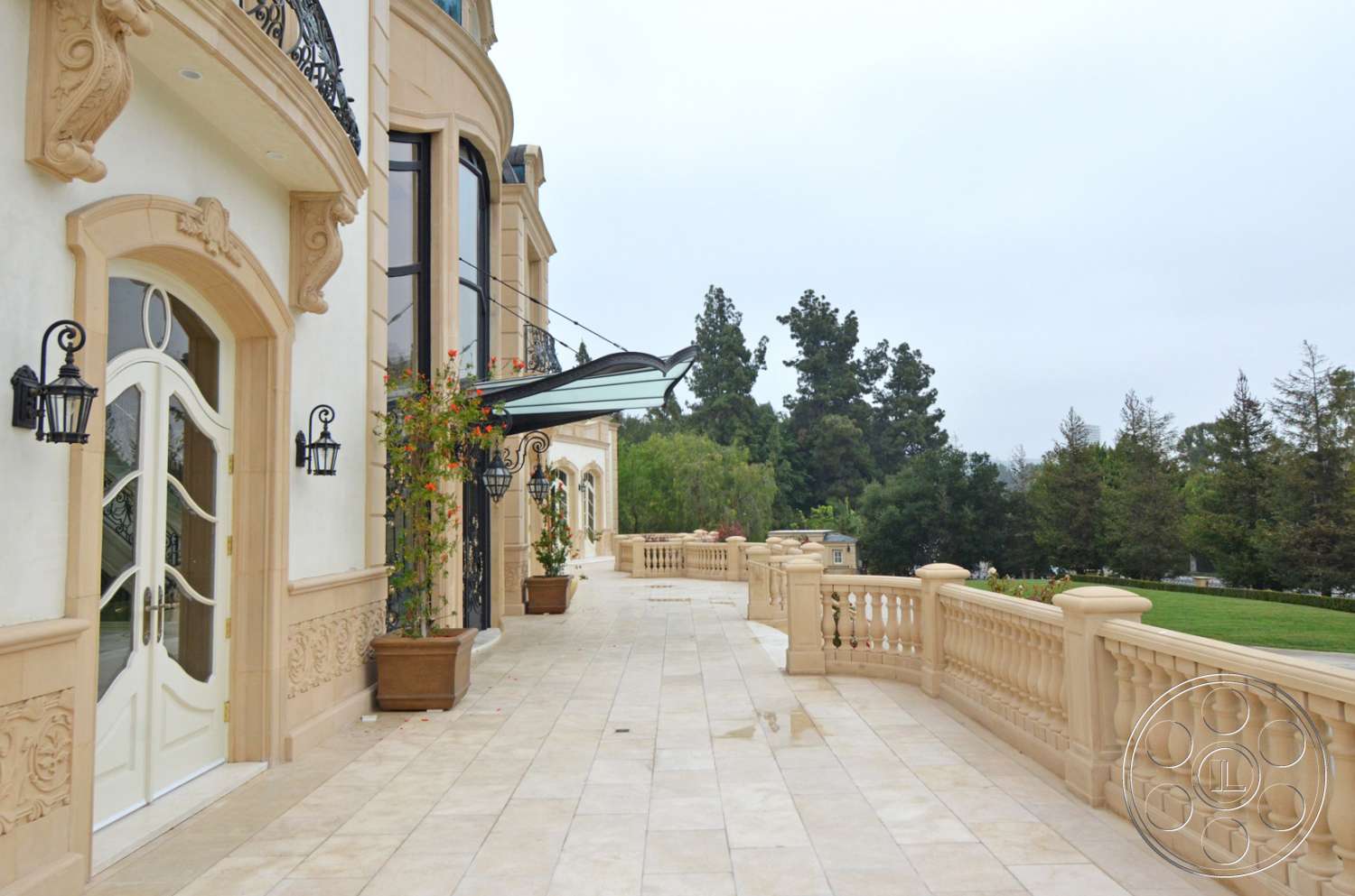 Tiffany Estate - patio, porch, flagstone