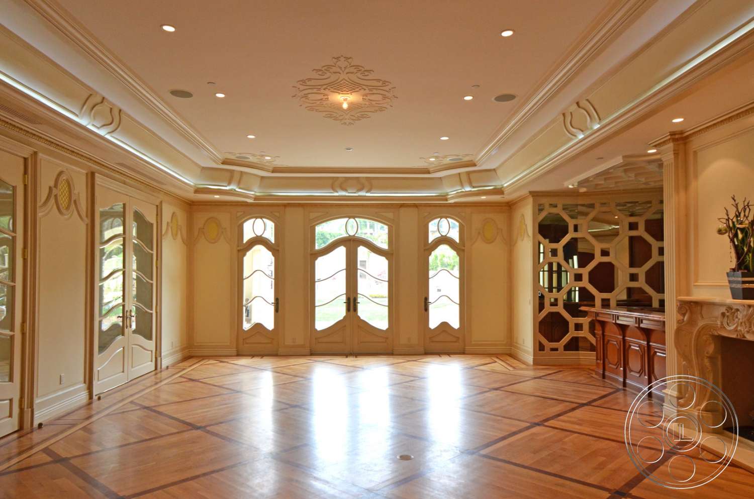 Tiffany Estate - indoors, wood, room, hardwood, ballroom