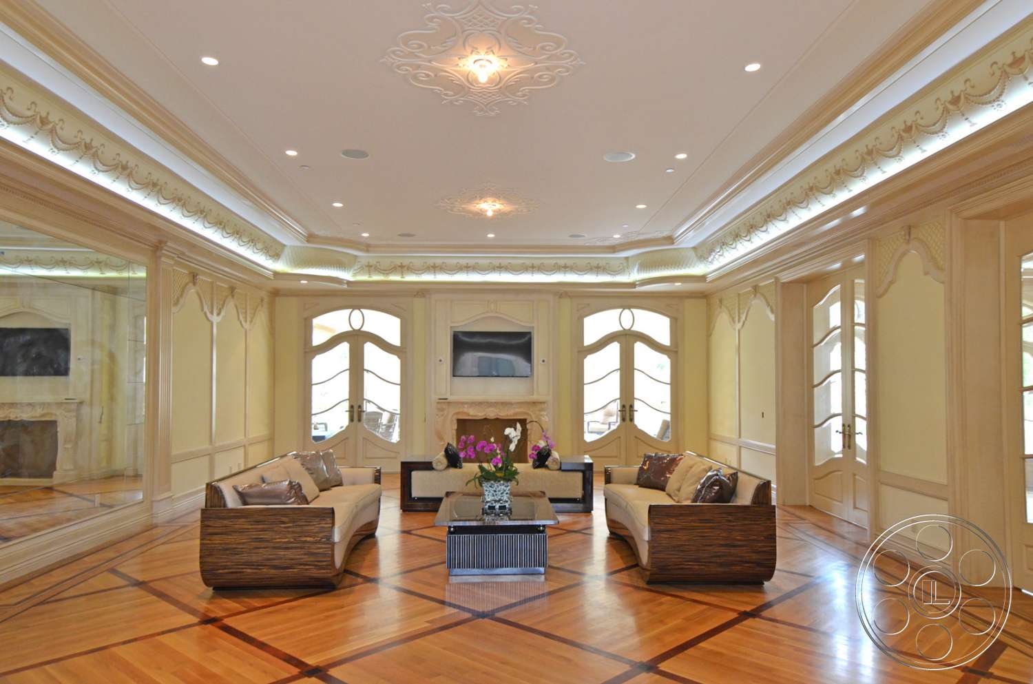 Tiffany Estate - indoors, wood, furniture, table, room, living room, couch, hardwood