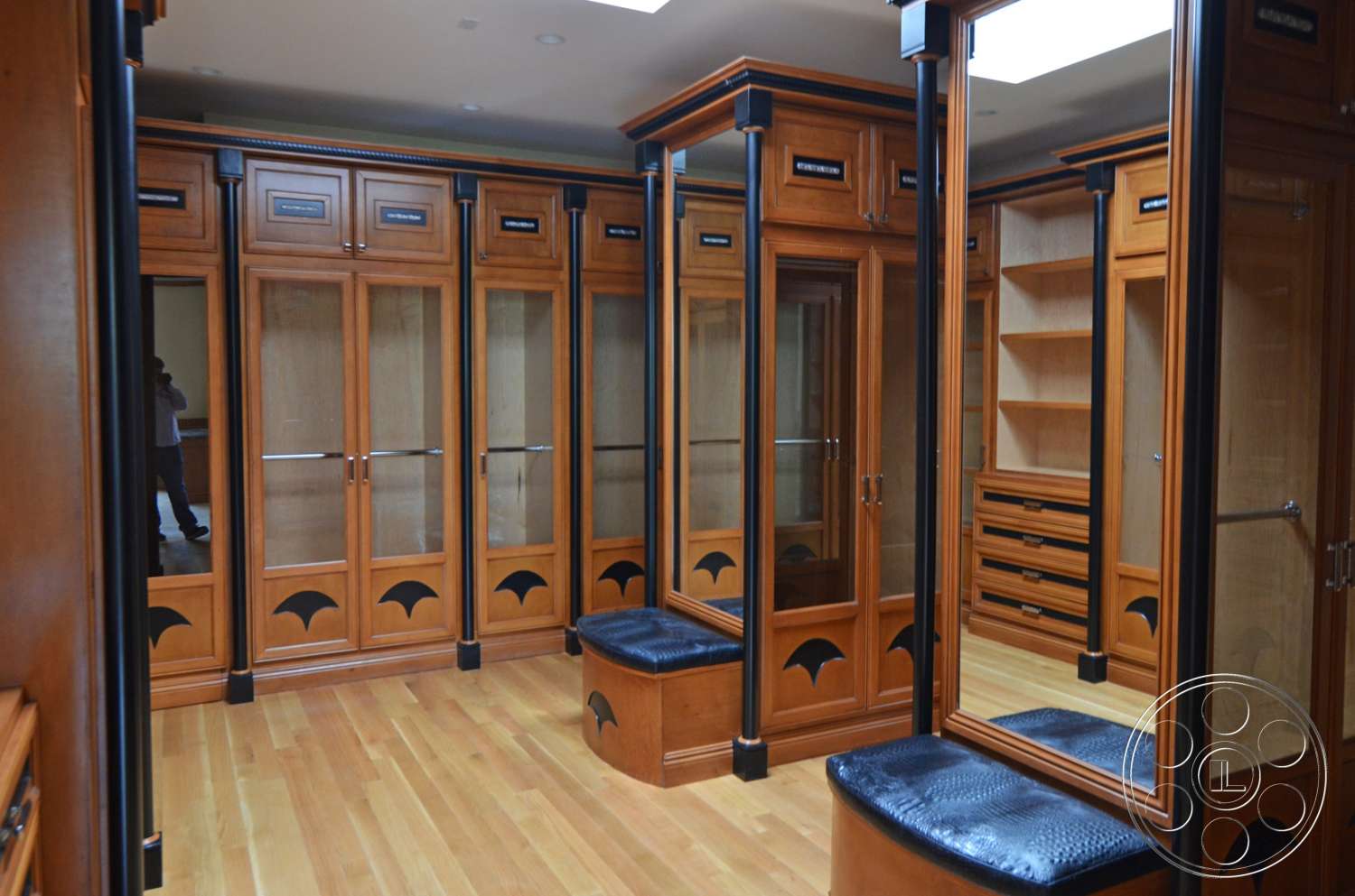 Tiffany Estate - walk in closet - indoors, wood, furniture, room, hardwood, closet, walk in closet
