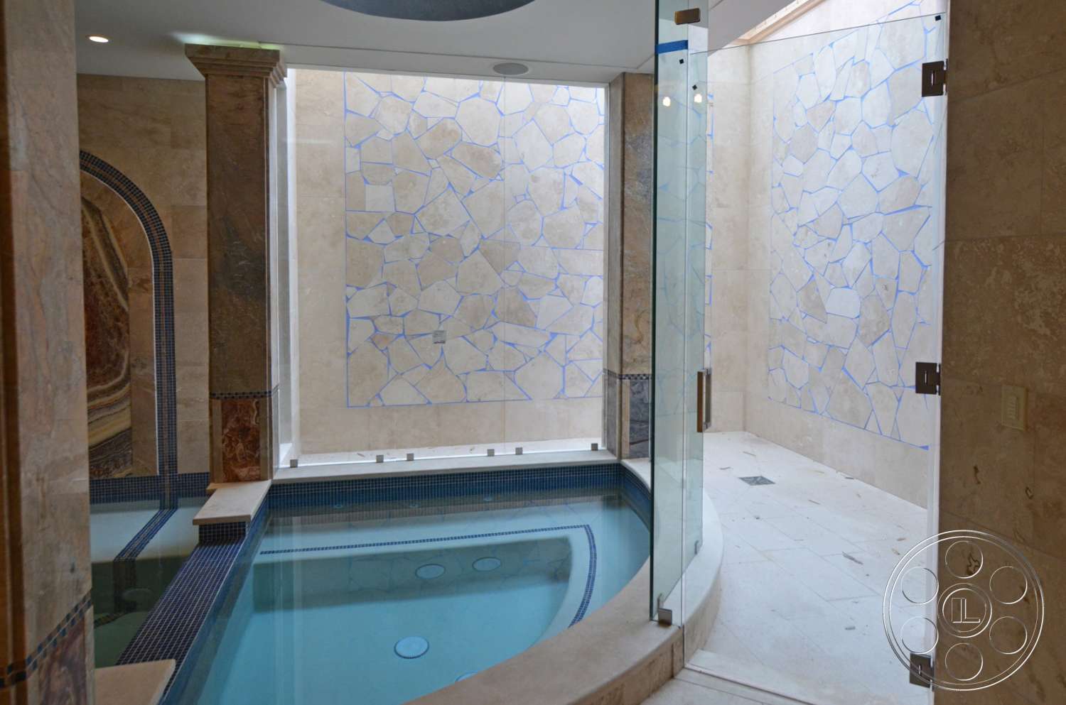 Tiffany Estate - indoors, tub, hot tub, jacuzzi