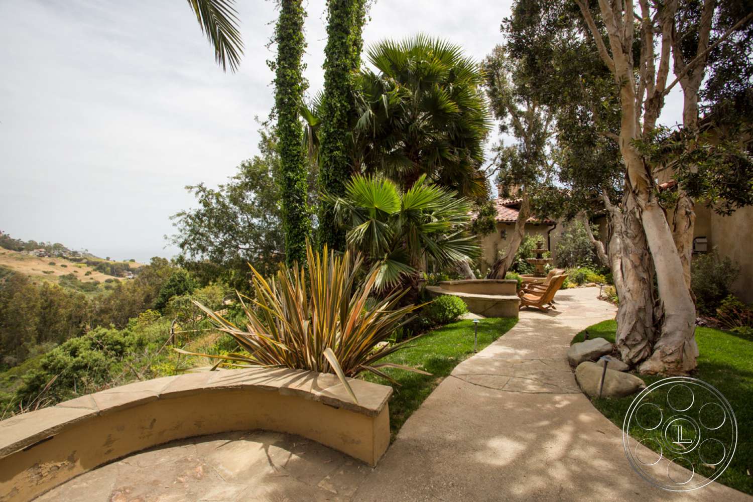 Medit 9 - patio, outdoors, flagstone, garden, arbour