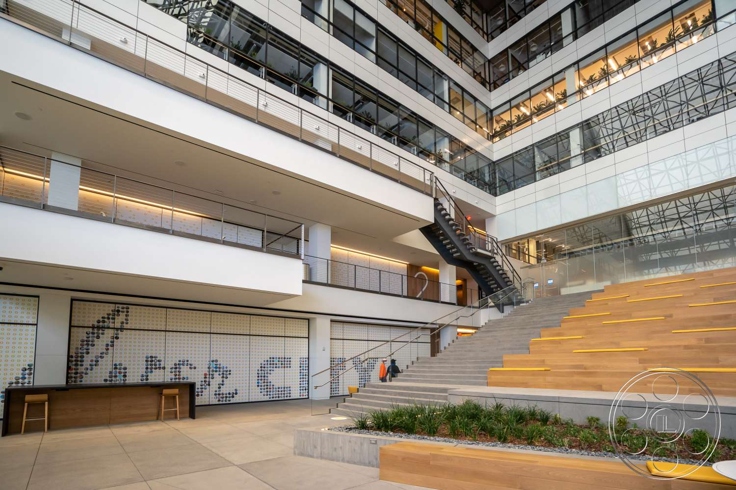 The Atrium - office building, handrail, banister, convention center