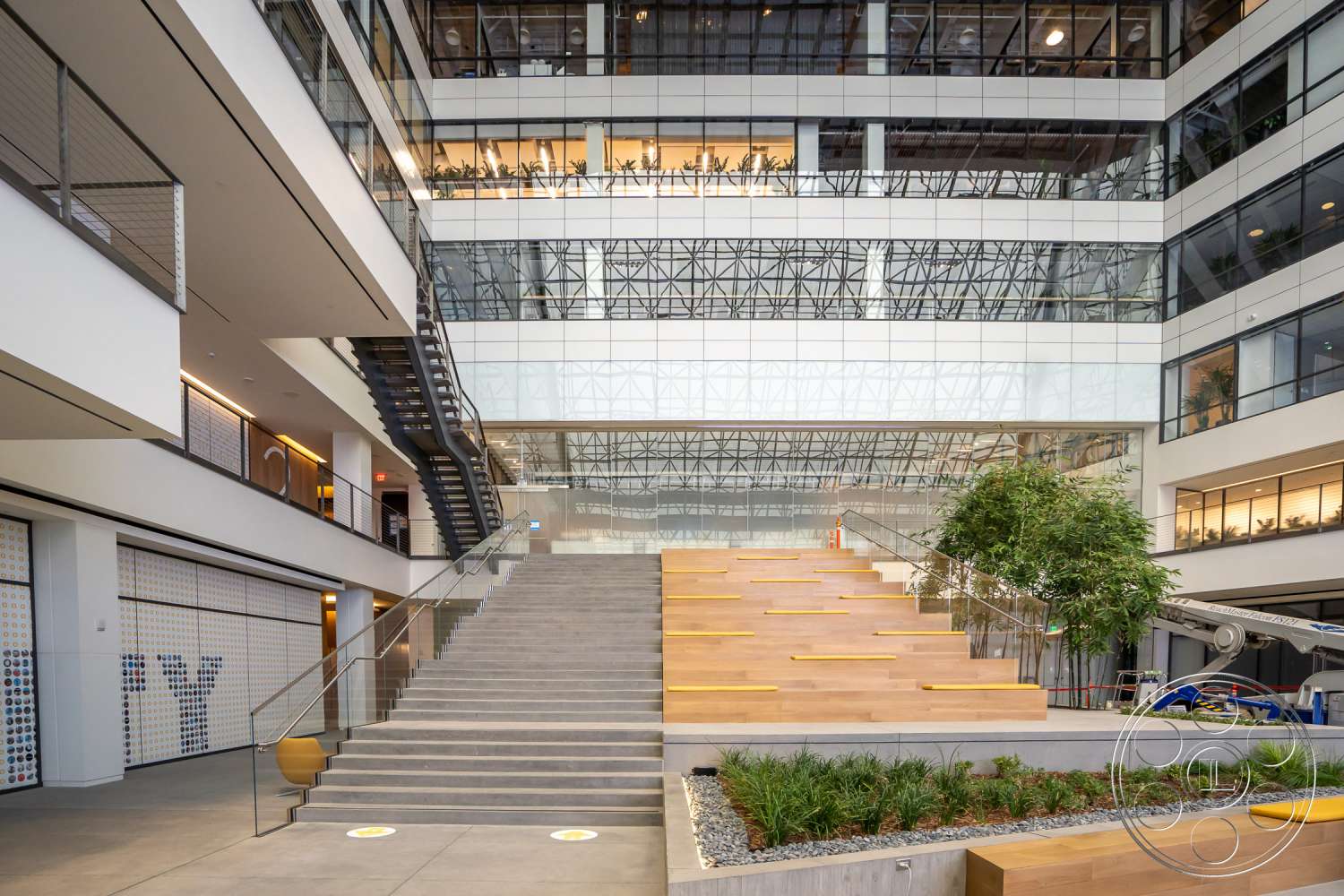 The Atrium - handrail, banister, staircase