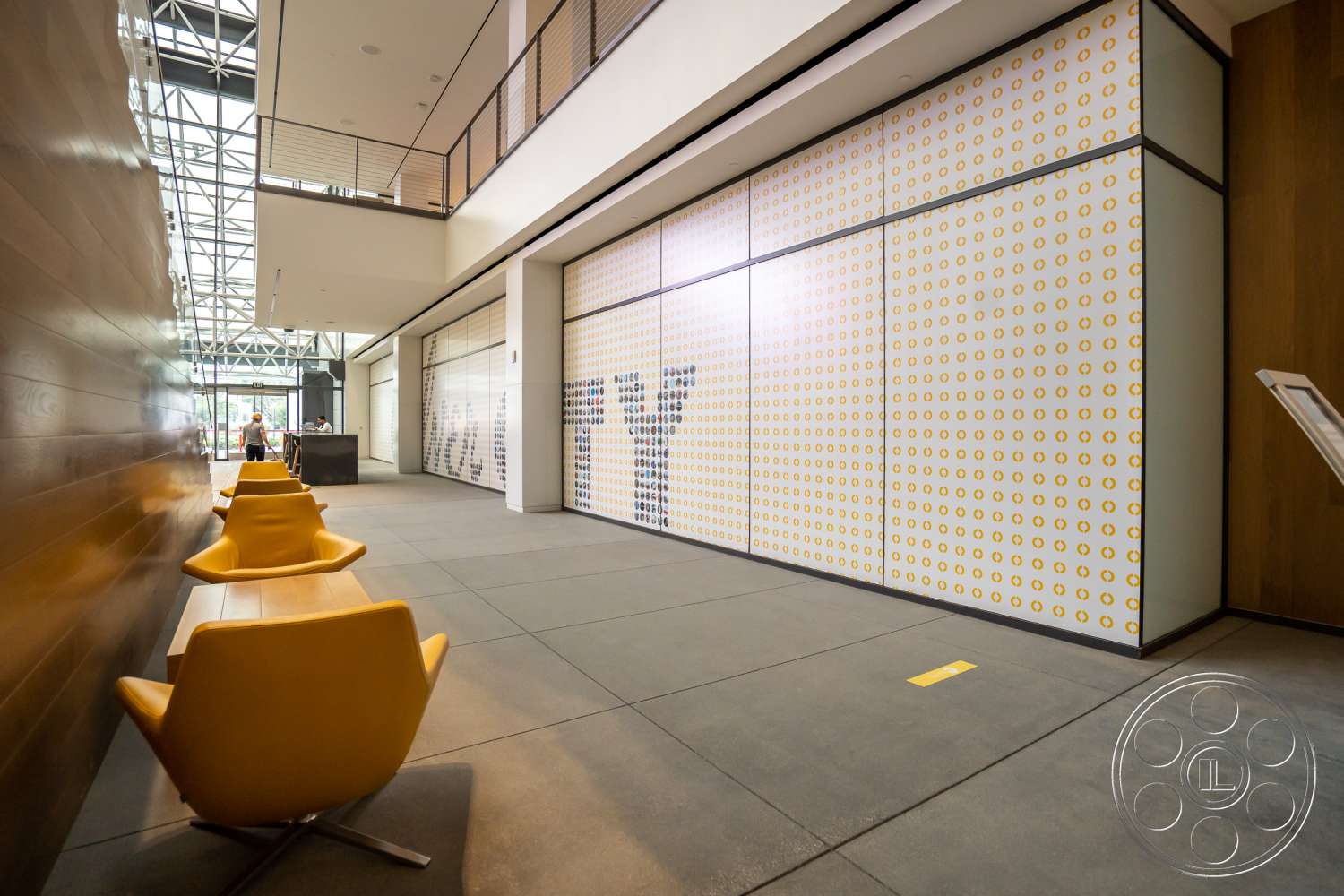 The Atrium - indoors, furniture, room, lobby, living room, chair, door, tabletop