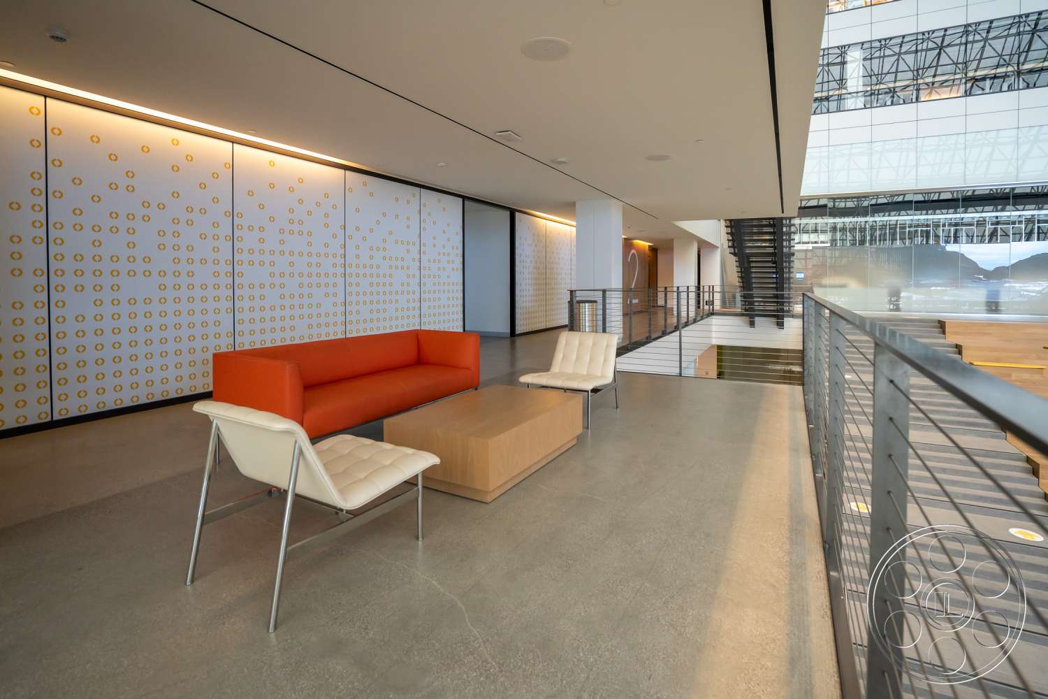 The Atrium - indoors, furniture, table, room, lobby, living room, couch