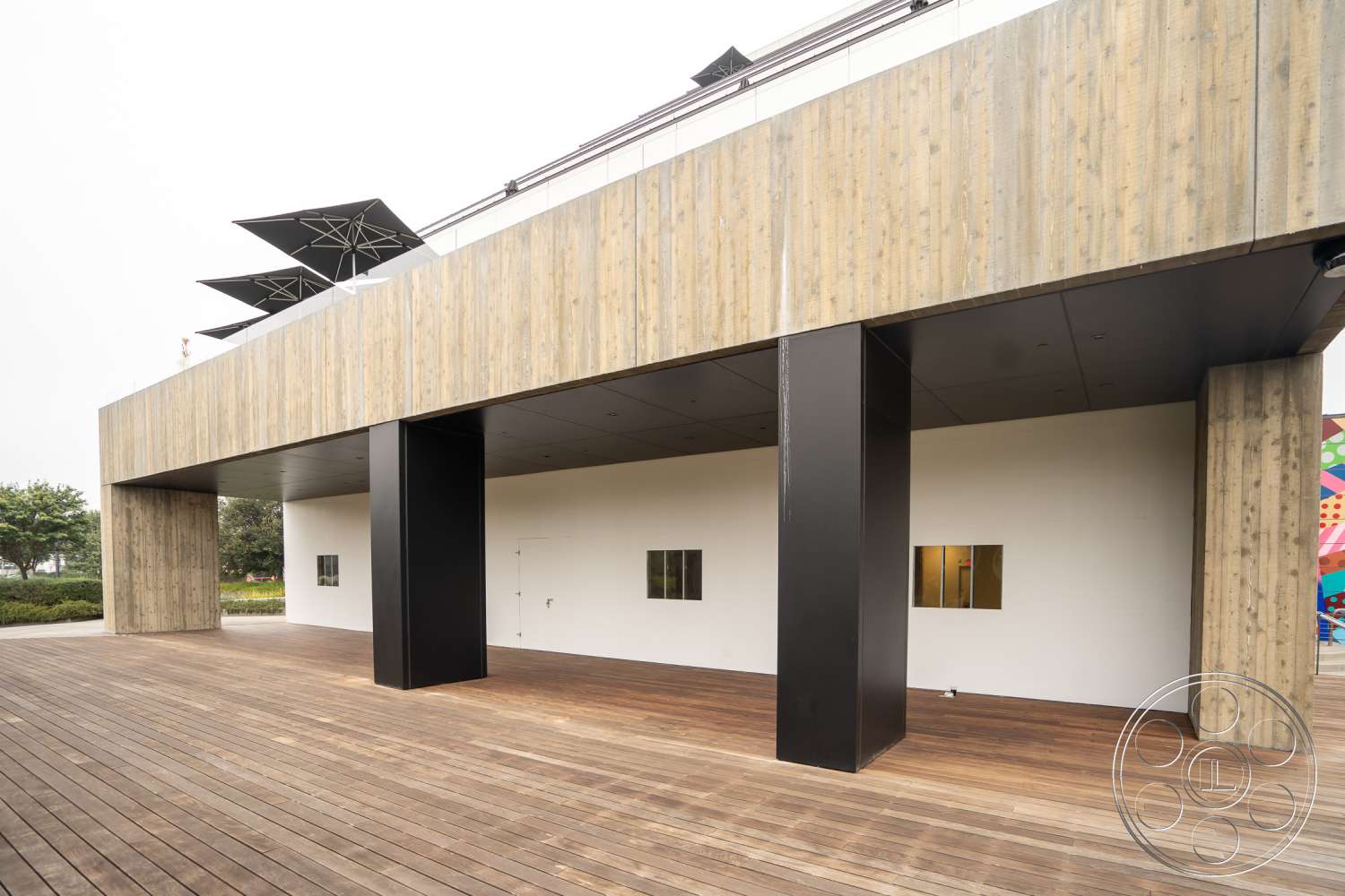 The Atrium - indoors, wood, hardwood, concrete