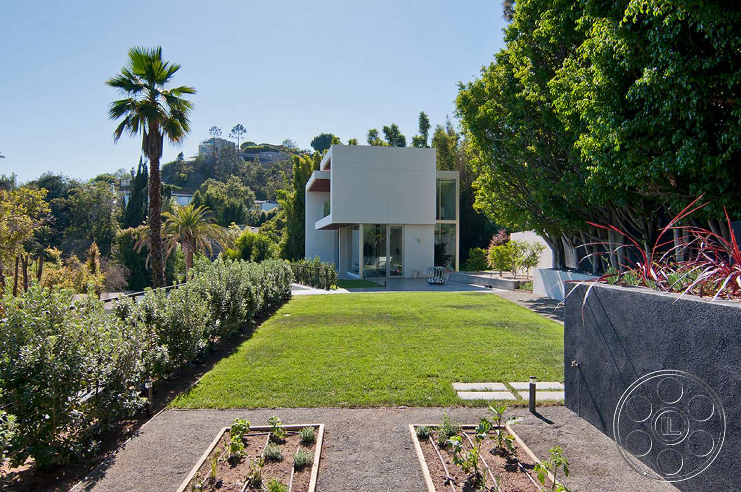 Modern 14 - outdoors, garden, arbour, grass