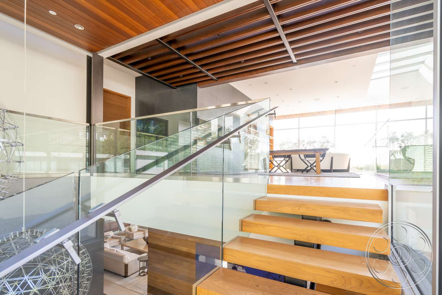 Modern 14 - wood, hardwood, handrail, banister, staircase