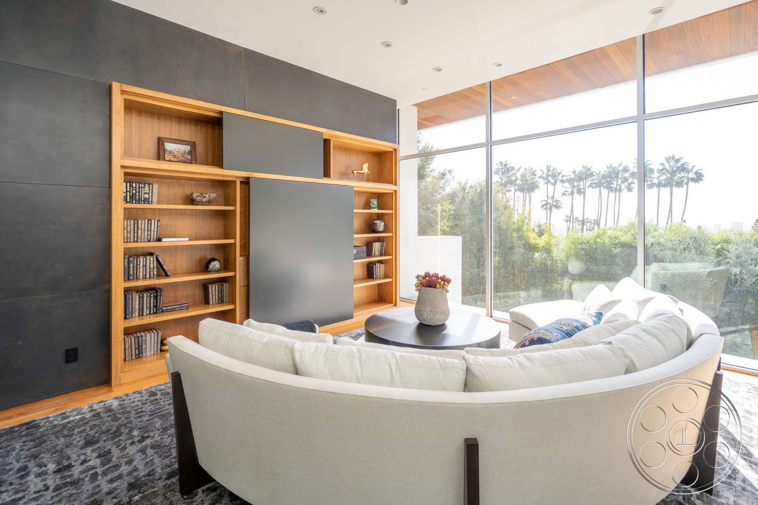 Modern 14 - indoors, wood, furniture, table, room, living room, couch, bookcase