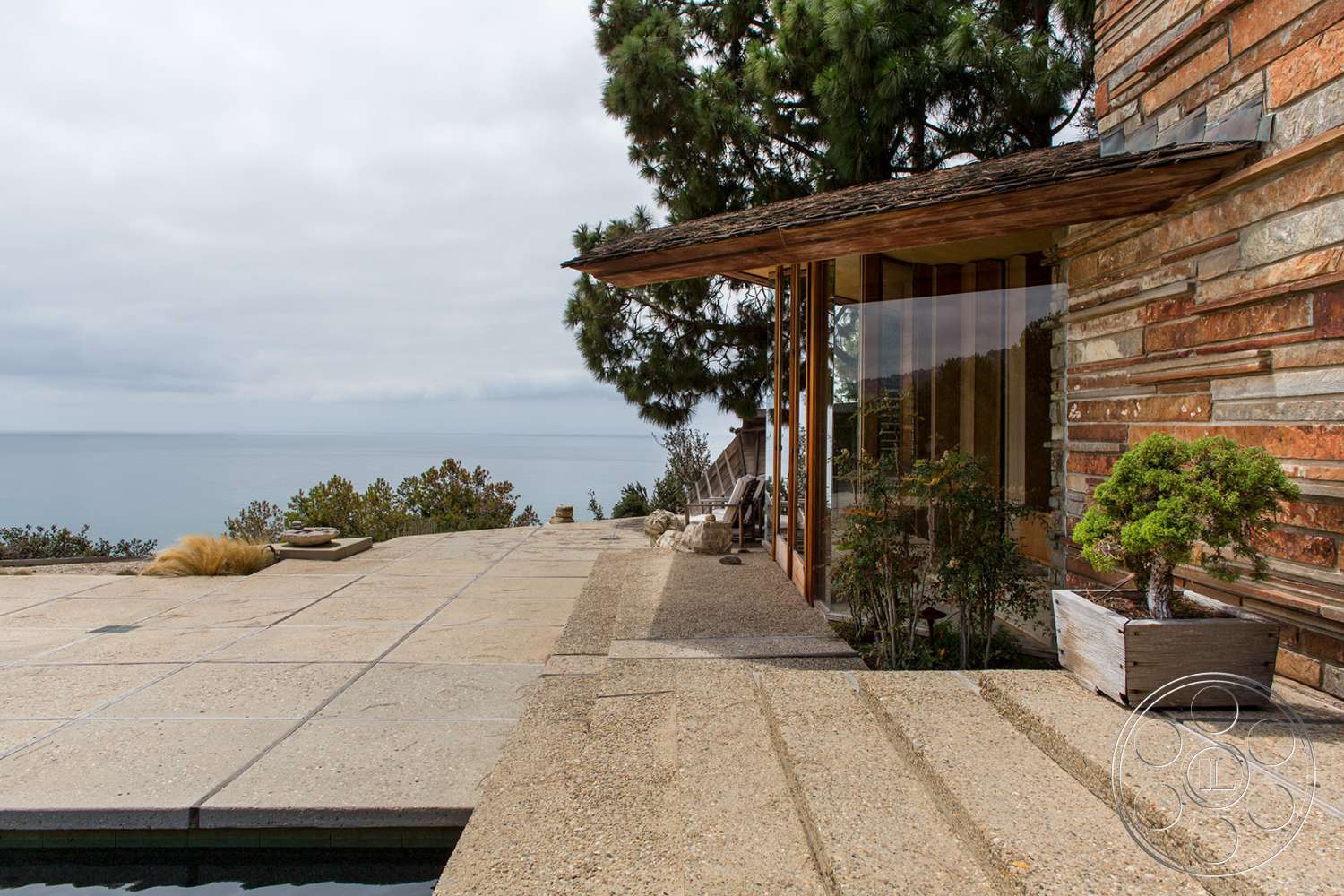 Retro 29 - wood, patio, porch, flagstone, pergola, path, walkway, slate, roof