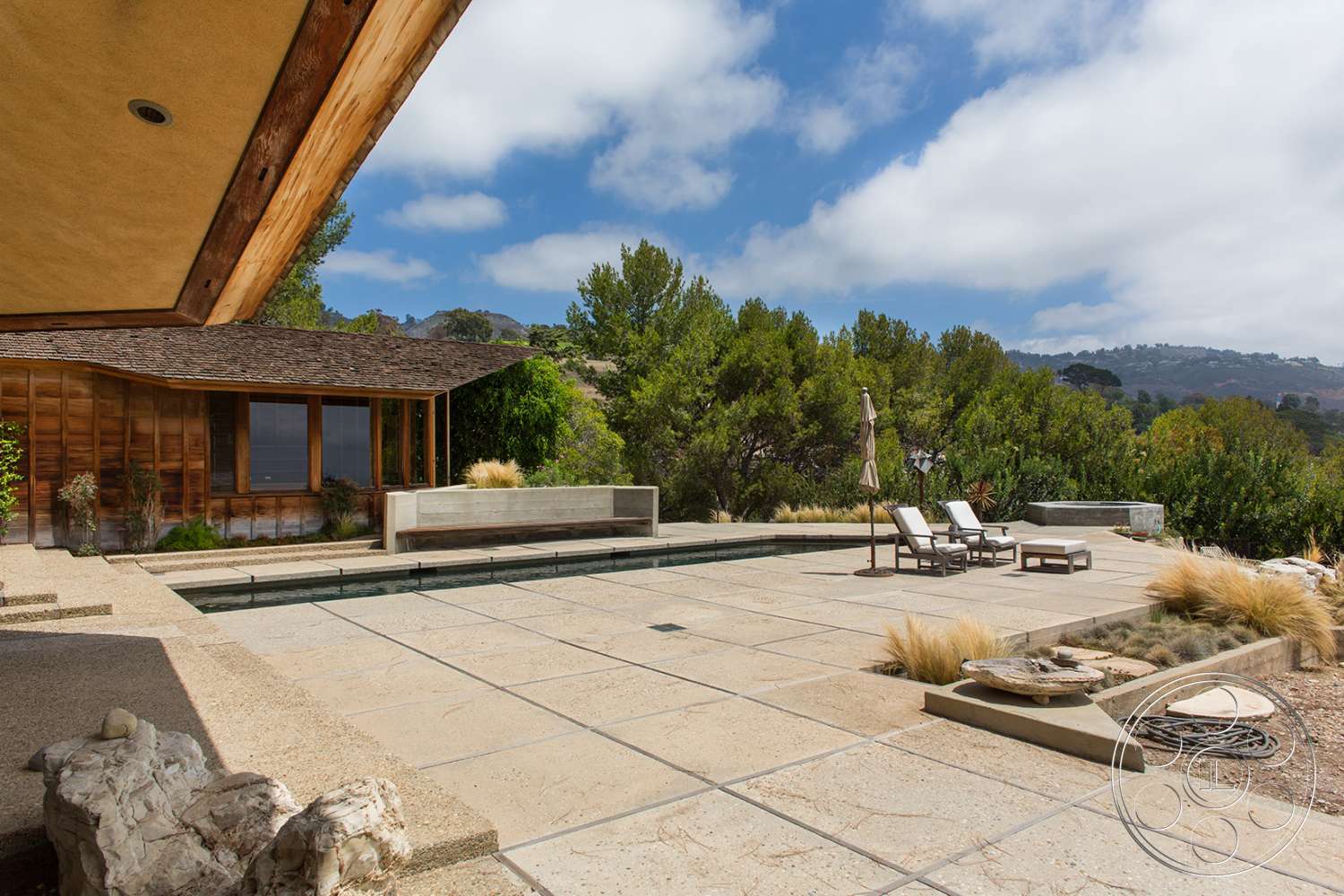 Retro 29 - wood, patio, porch, outdoors, flagstone