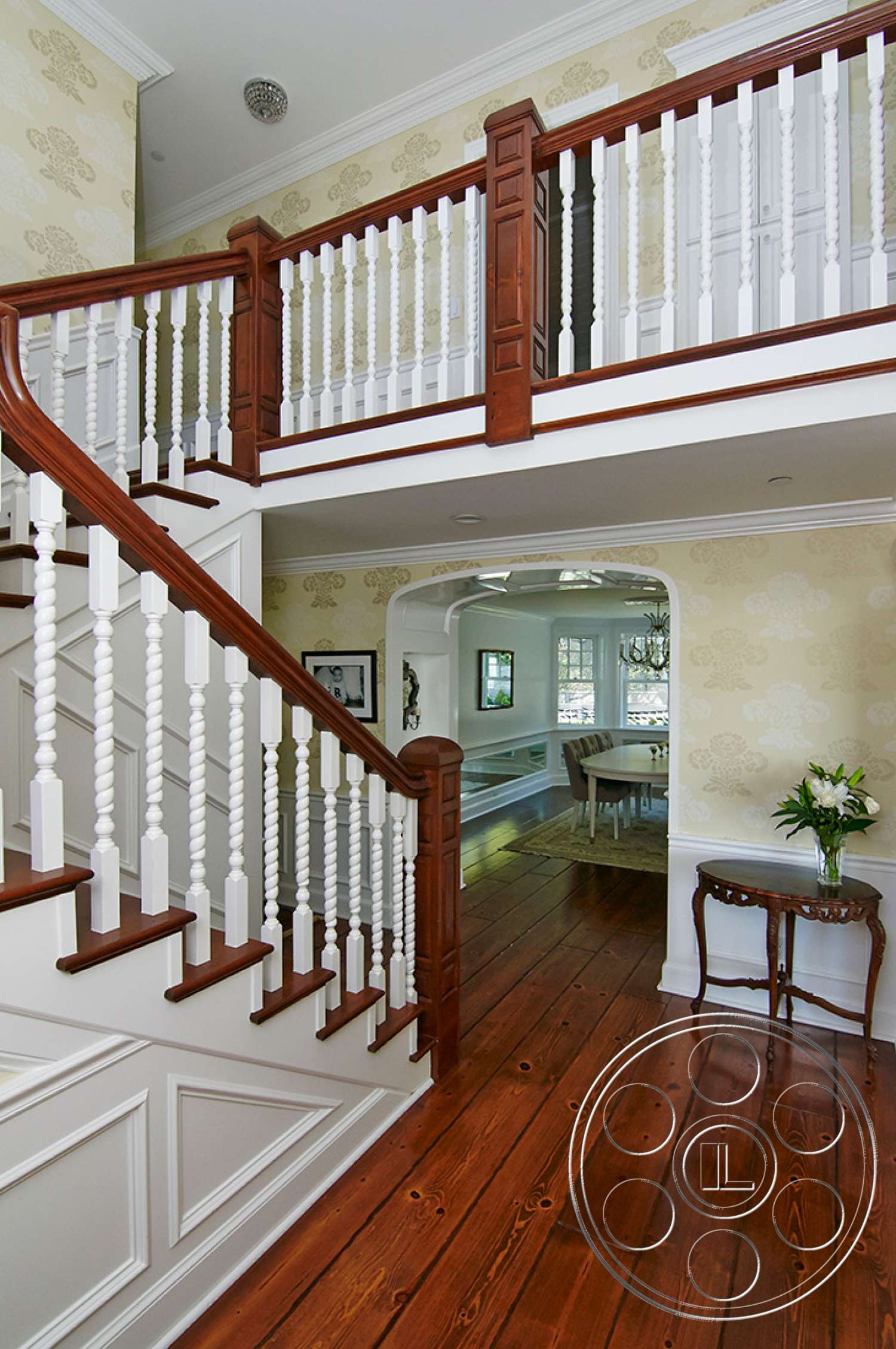 Cape Cod 4 - indoors, wood, hardwood, handrail, banister, staircase, railing