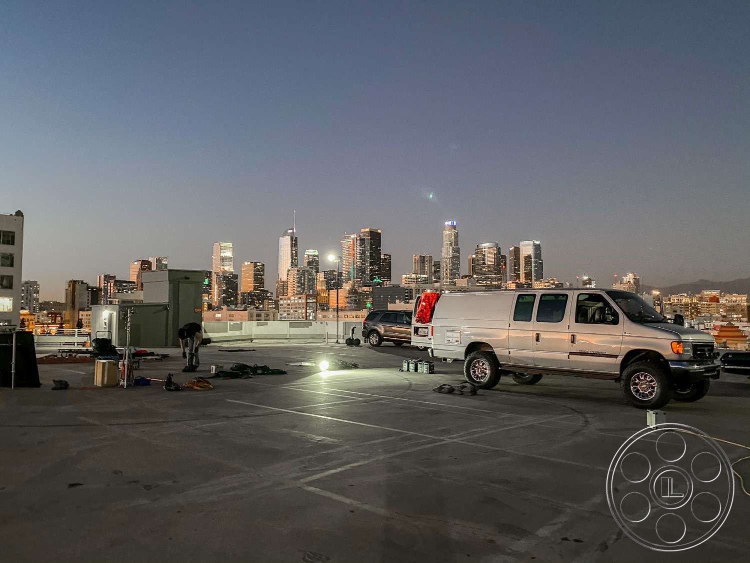 SKY Garage - transportation, vehicle, road, tarmac, asphalt, outdoors, intersection, van