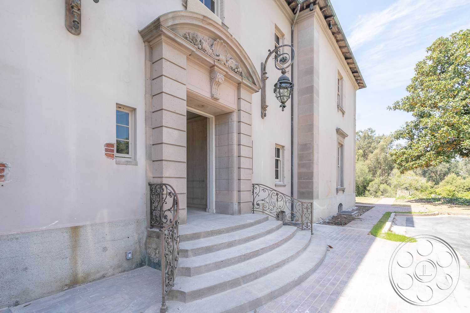 Owlwood Estate - home decor, flagstone, handrail, banister, railing