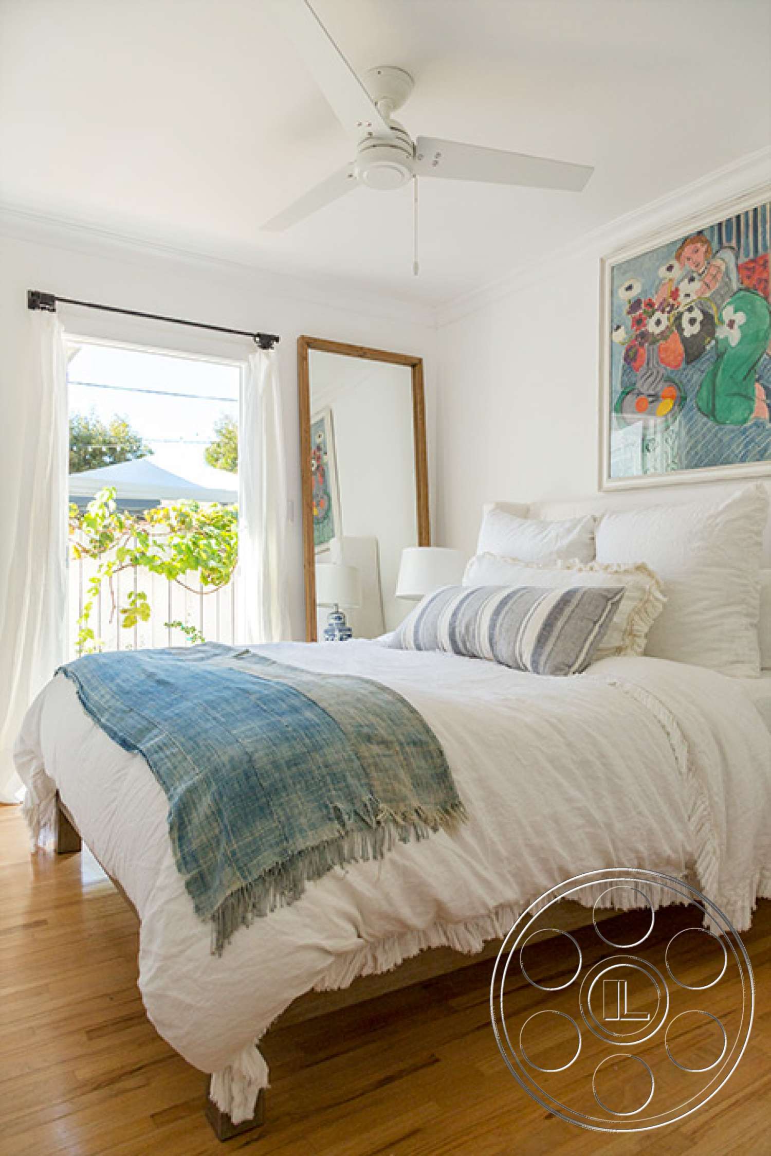 Bungalow 6 - indoors, furniture, room, home decor, ceiling fan, appliance, bed, bedroom
