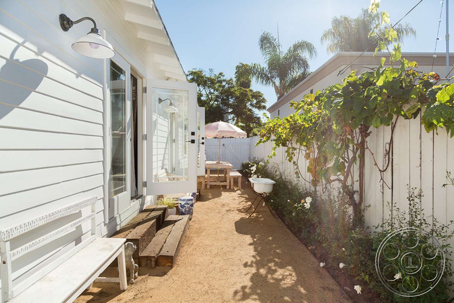 Bungalow 6 - wood, plywood, patio, porch, outdoors, yard