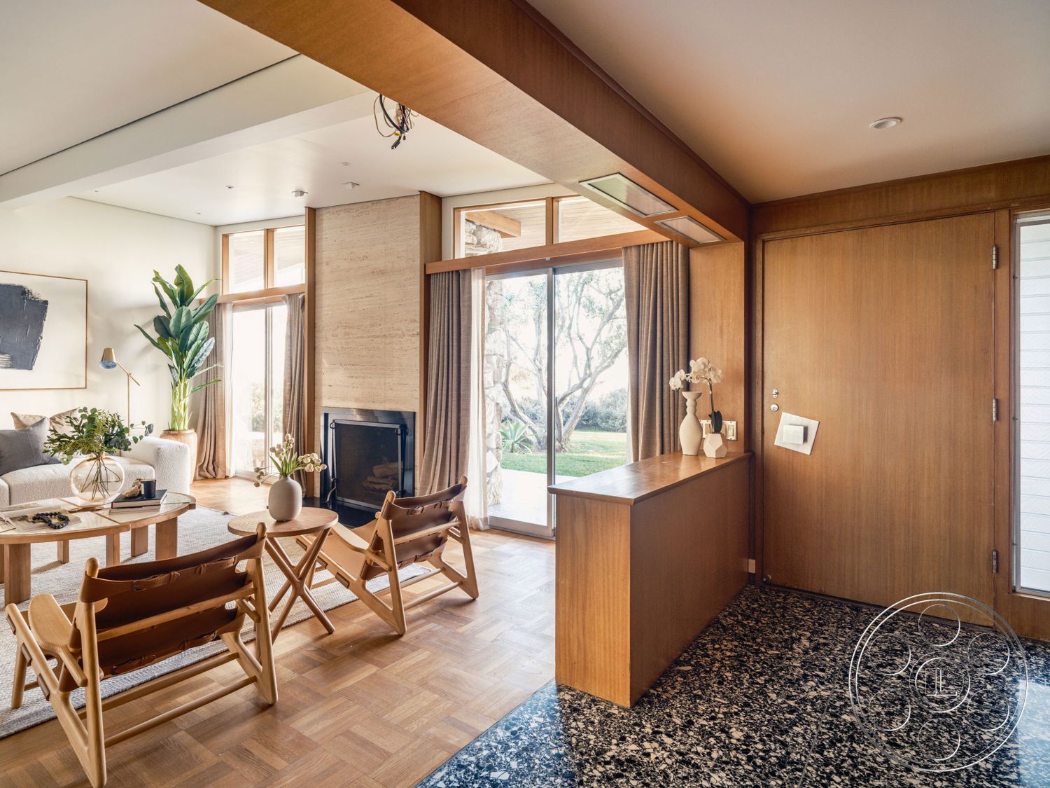 Retro 37 - Indoors, Lobby, Room, Furniture, Table, Chair, Wood, Living Room, Plywood, Hardwood