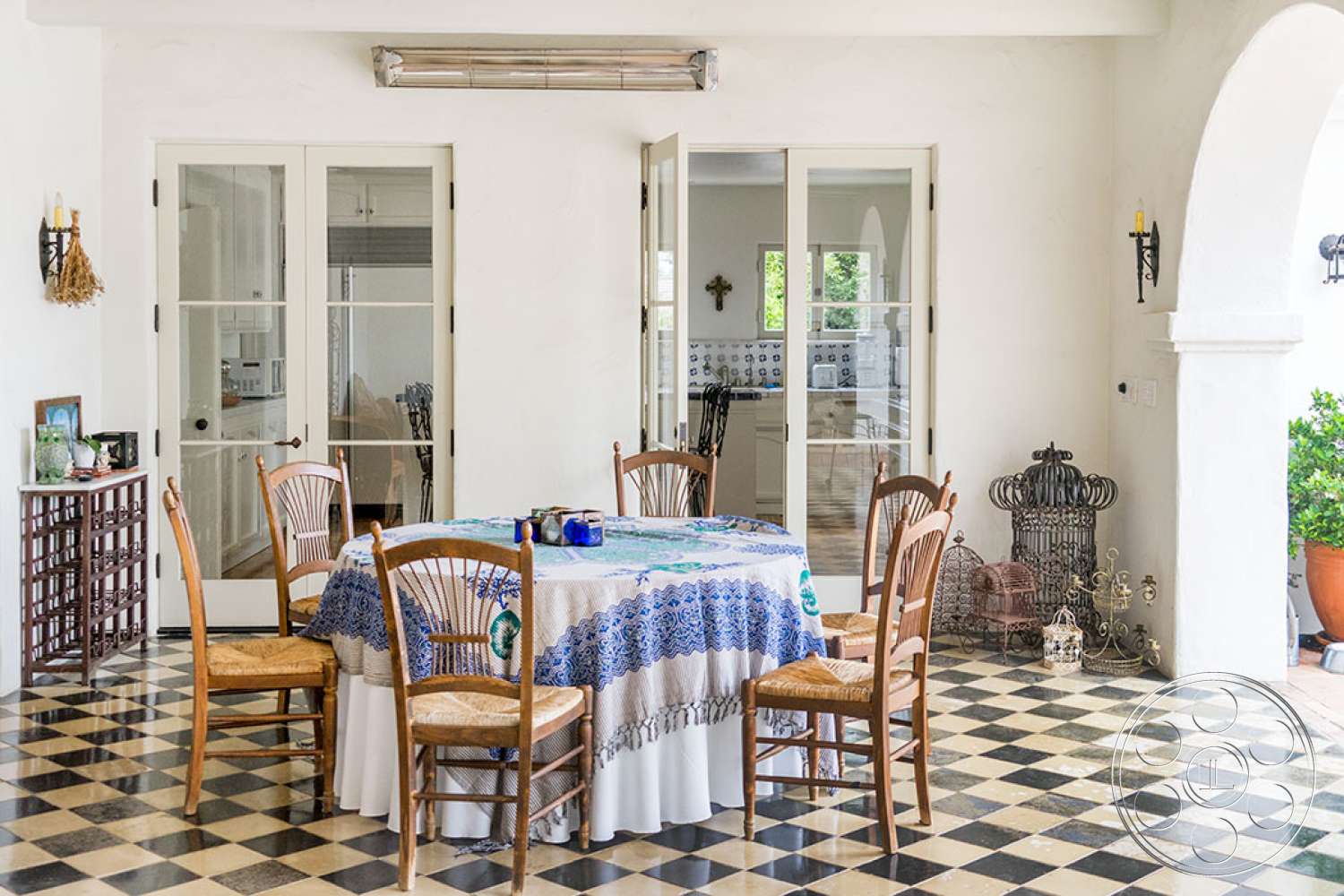 Spanish 113 - indoors, furniture, table, room, chair, home decor, dining room, dining table, tablecloth