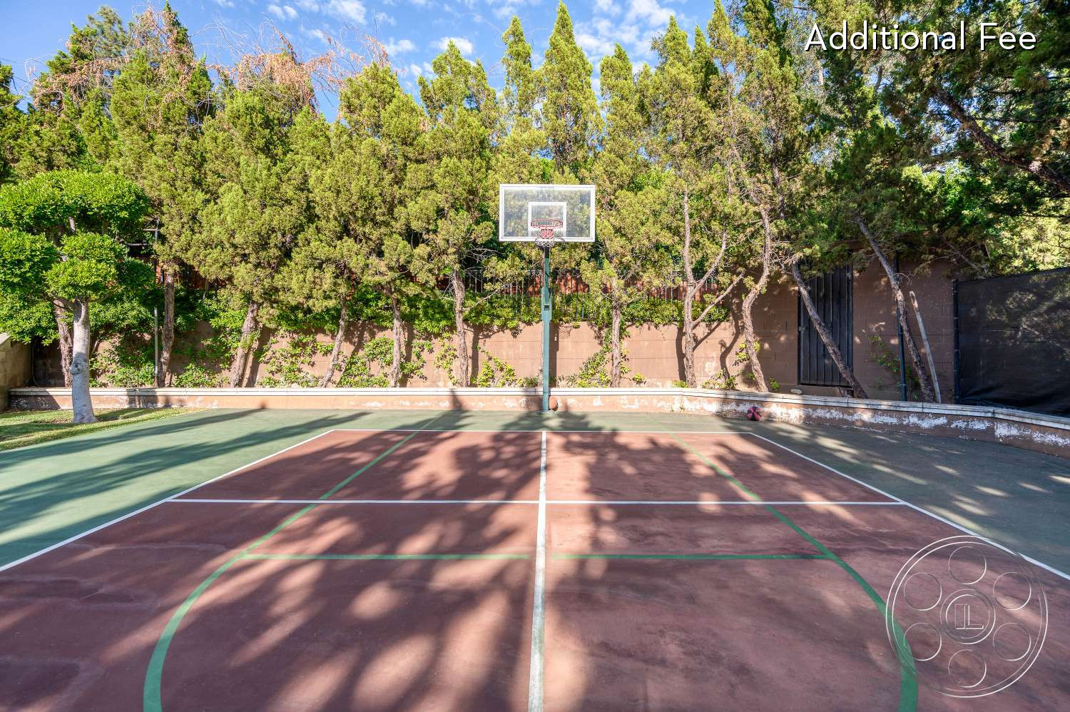 Pasadena Princess® - outdoors, fence, Sport, Trees, Basketball Court, Basketball