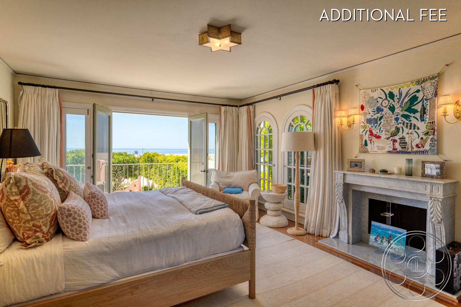 The Pink Beach House - Indoors, Room, Furniture, Living Room, Hardwood, Bedroom