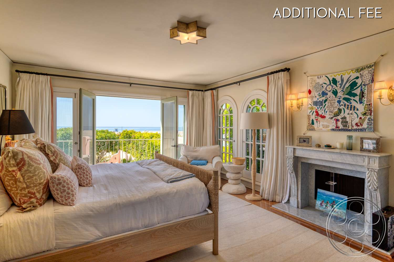 The Pink Beach House - Indoors, Room, Furniture, Living Room, Hardwood, Bedroom