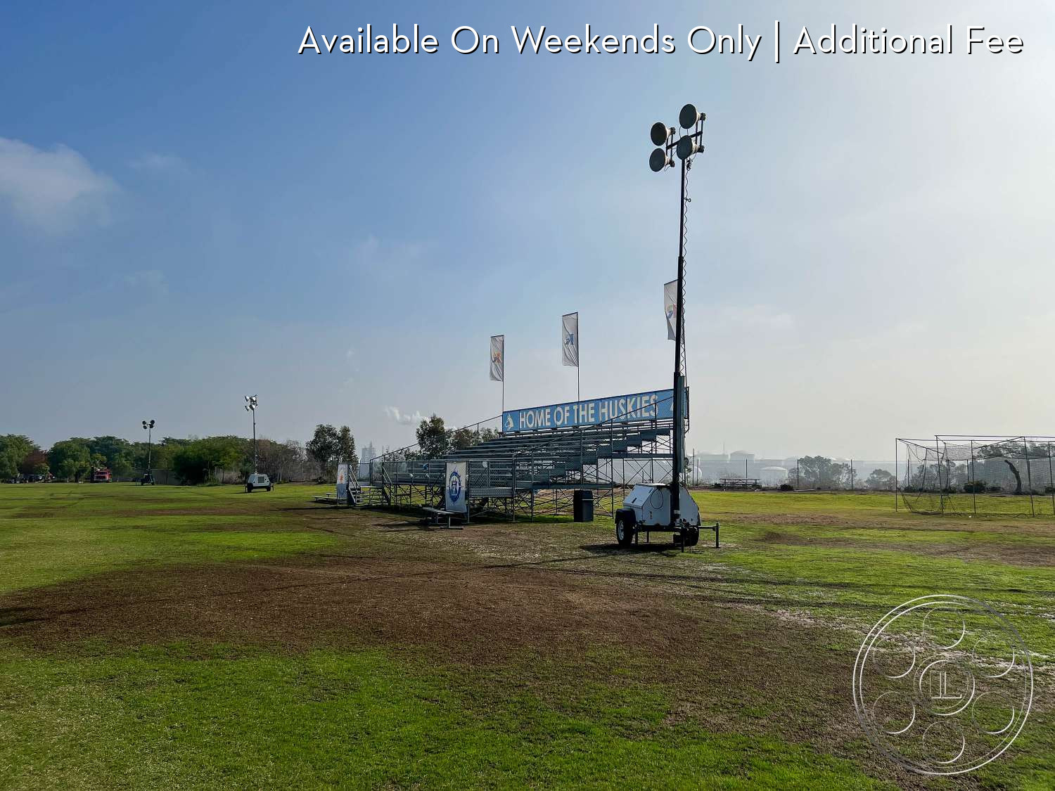 Abandoned Neighborhood - grass, outdoors, Bleachers