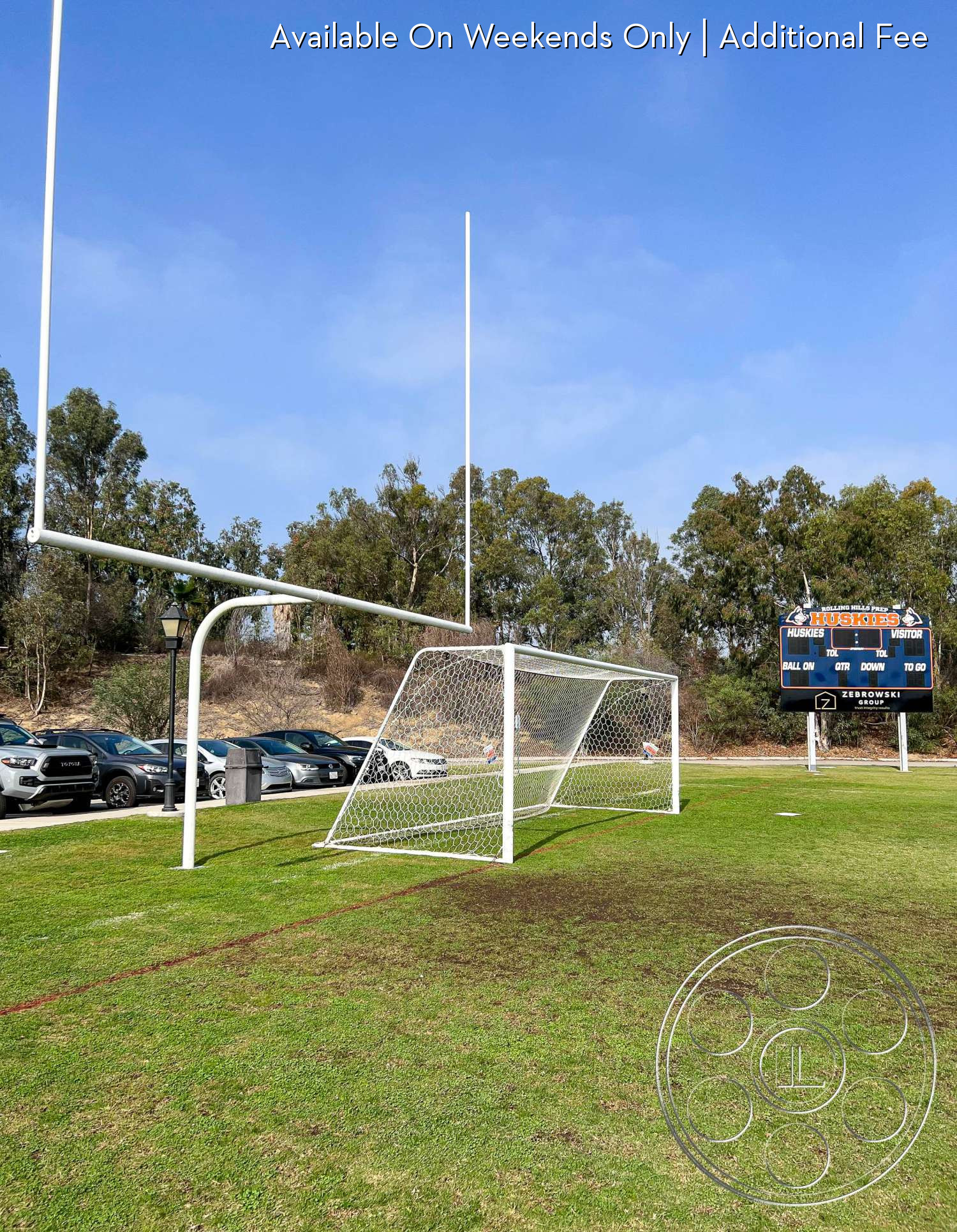 Abandoned Neighborhood - grass, outdoors, soccer field, football field, football post
