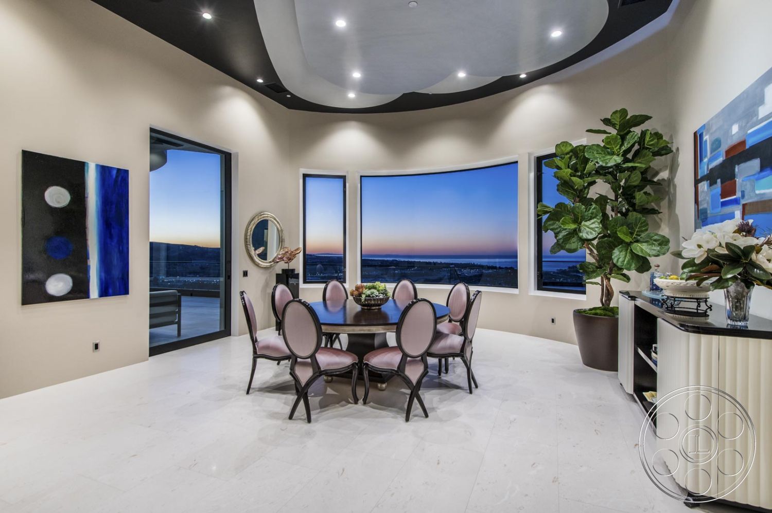 Mansion 126 - Indoors, Room, Furniture, dining room, potted plant, painting, dining table