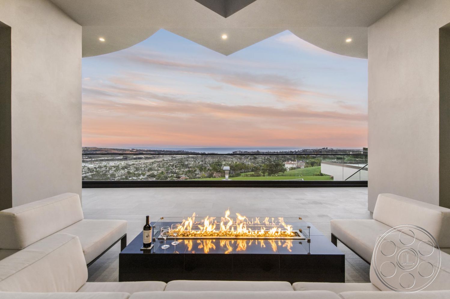 Mansion 126 - Indoors, Room, Furniture, Couch, handrail, firepit, oceanview