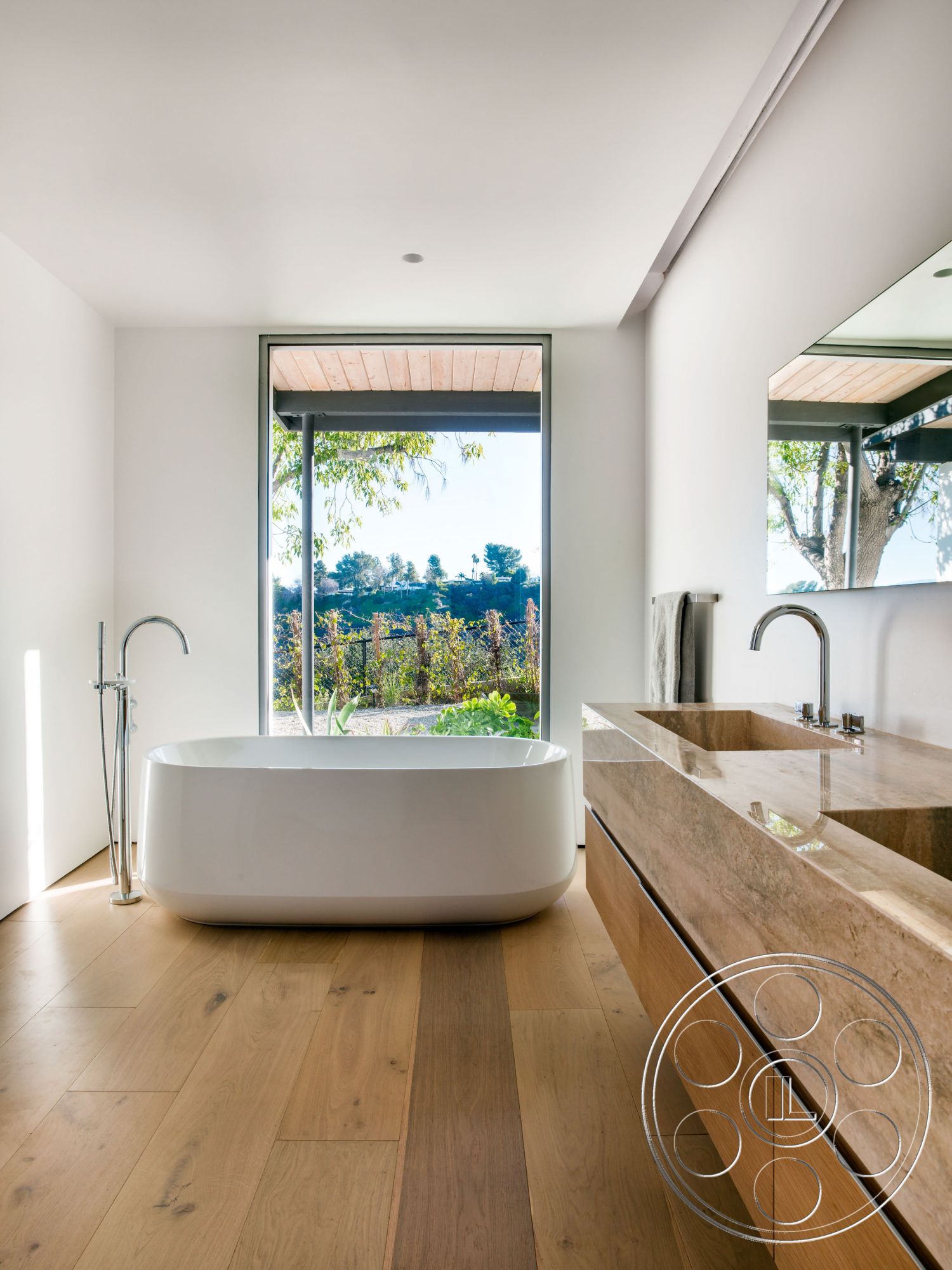 Modern 427 - Indoors, Wood, Hardwood, Bathtub, Tub, Bathing