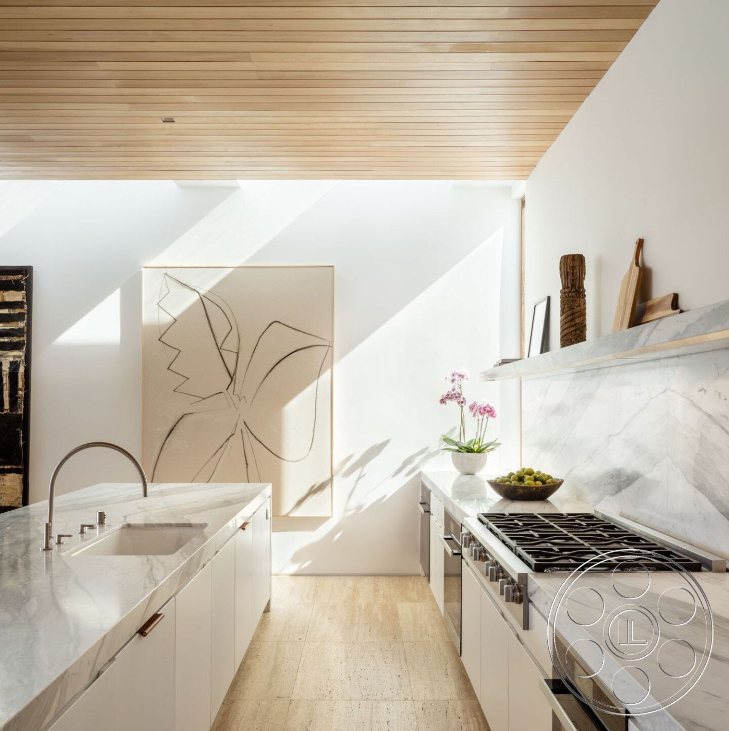 Modern 529 - Indoors, Kitchen, kitchen island, Sink, kitchen sink, slate floors