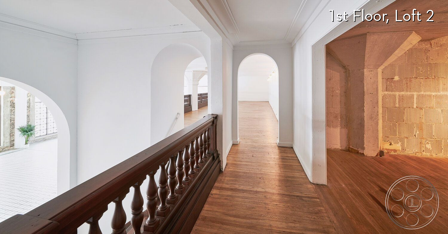 Loft 26 - Indoors, Wood, wood floor, concrete, archway, wood banister