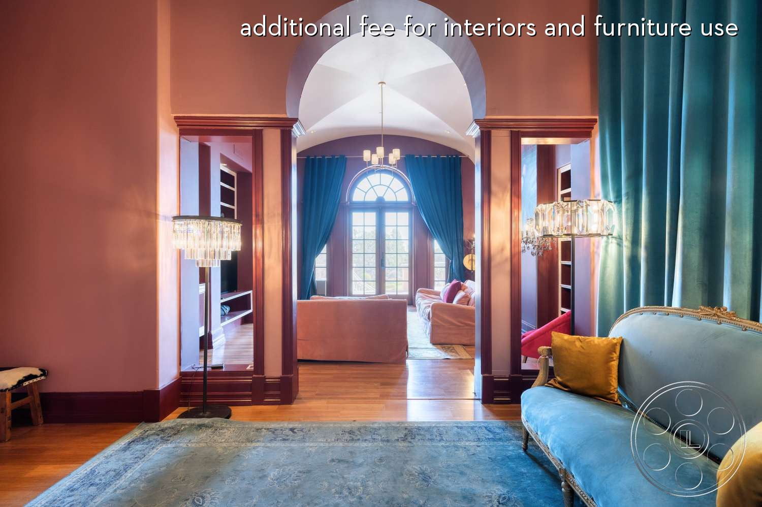 Pasadena Princess® - Indoors, Room, Furniture, Living Room, Couch, Lamp, Arch