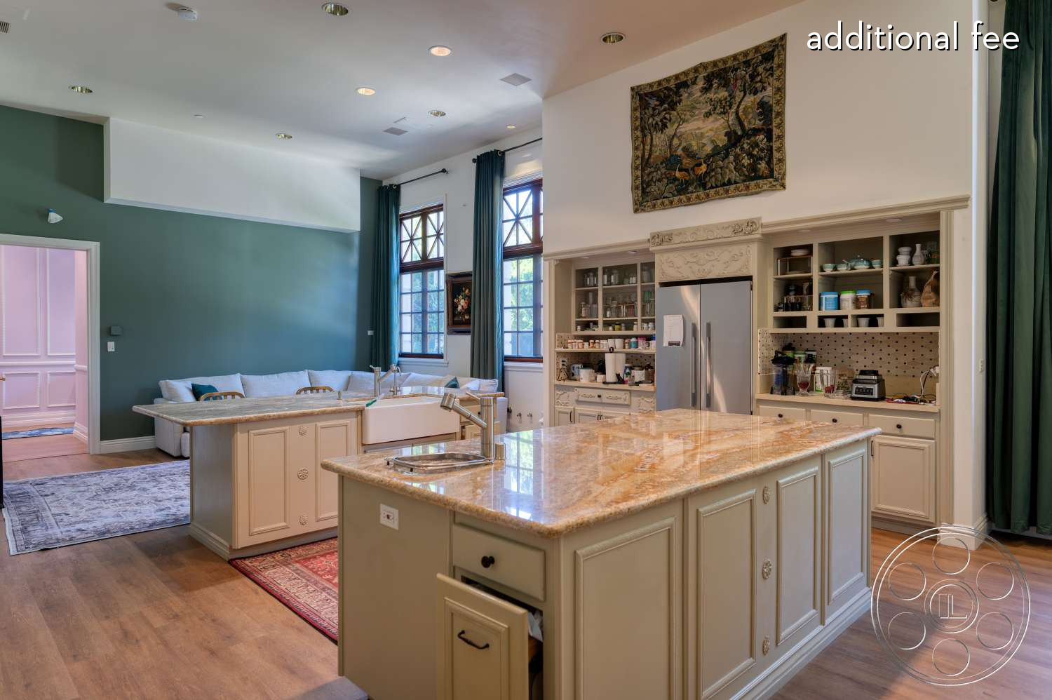 Pasadena Princess® - Indoors, Room, Furniture, Plywood, Living Room, Hardwood, Kitchen Island, Kitchen, Cabinet, double kitchen island