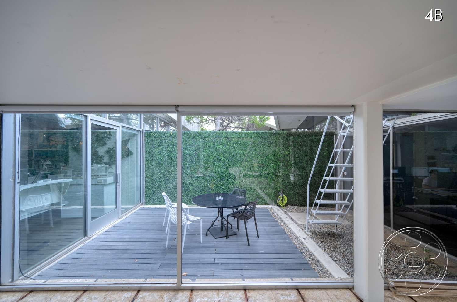 American Cement Building - Indoors, Furniture, Door