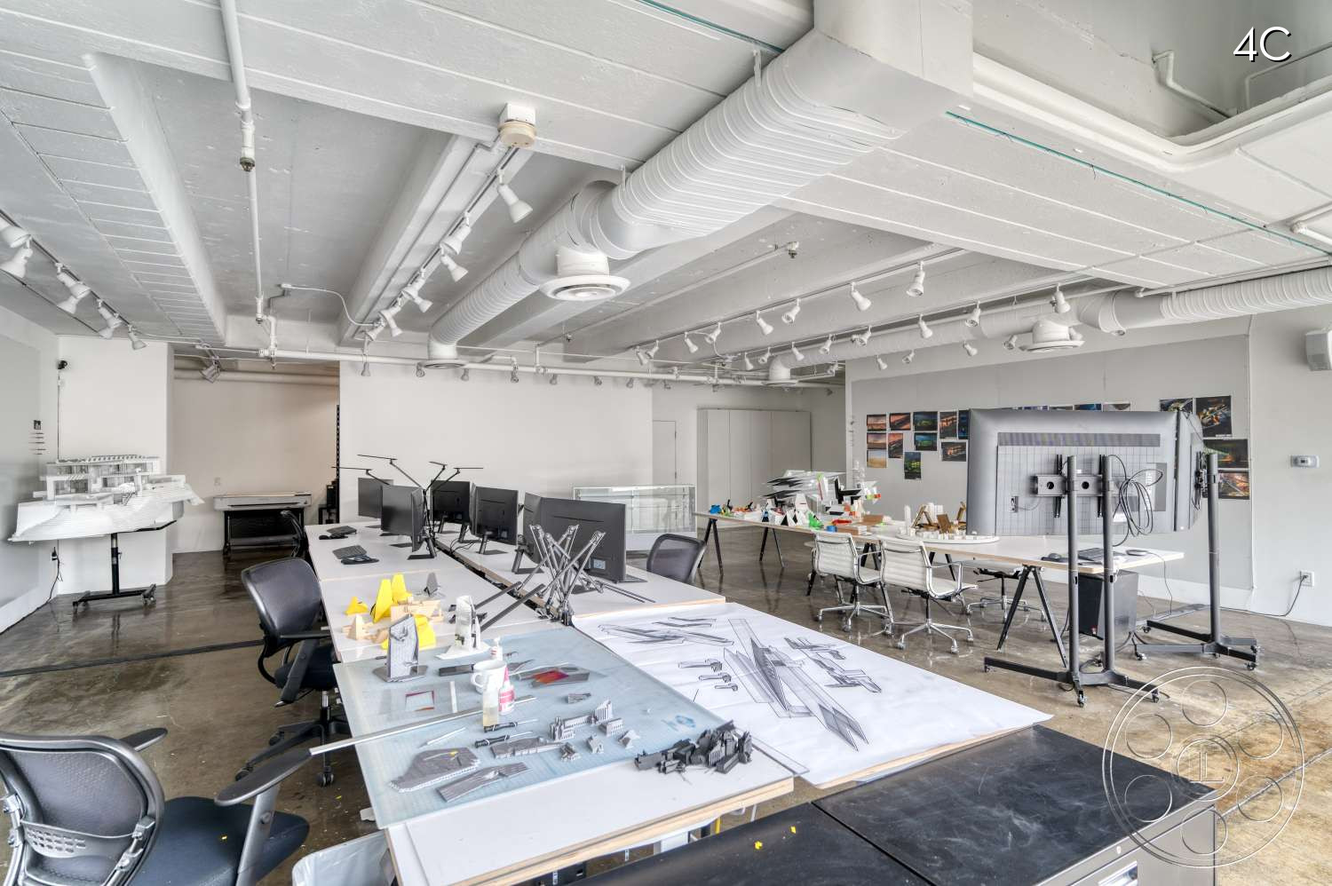 American Cement Building - Indoors, Furniture, Lab