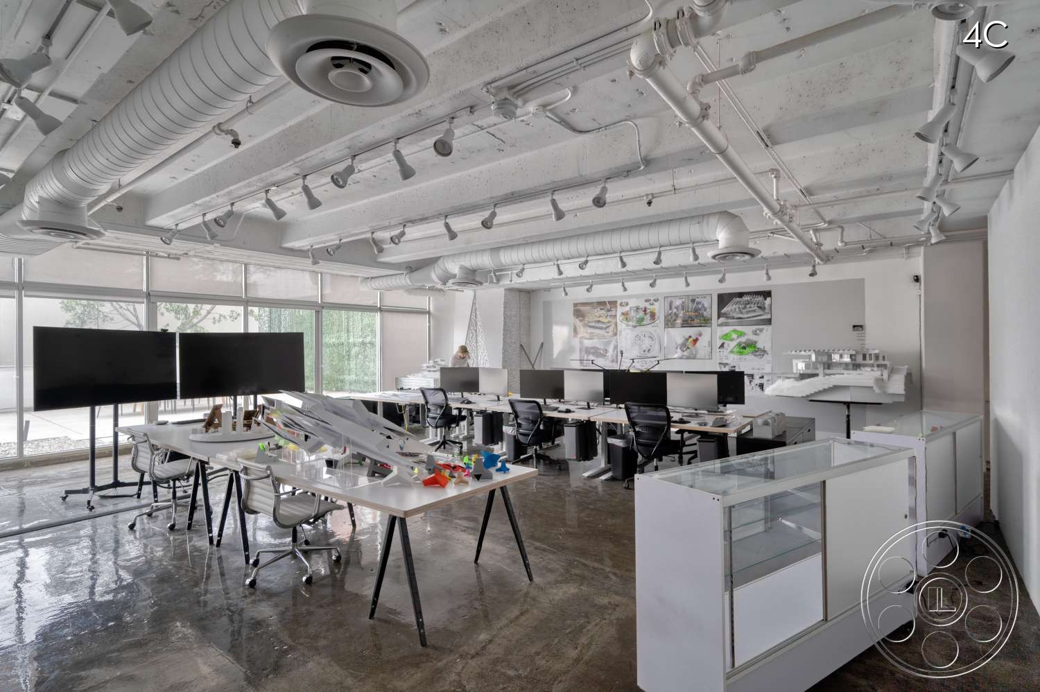 American Cement Building - Indoors, Furniture, Lab