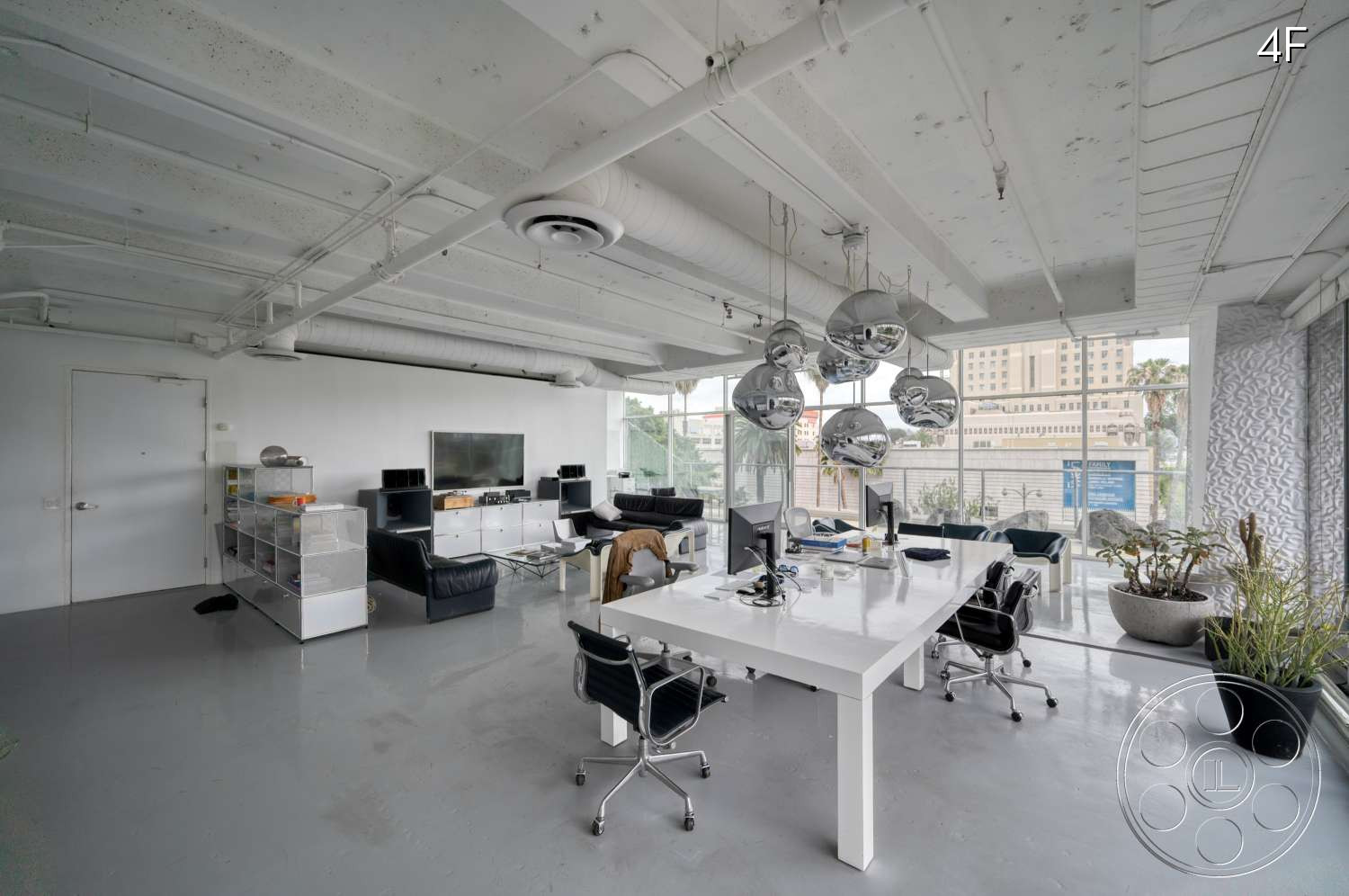 American Cement Building - Indoors, Furniture